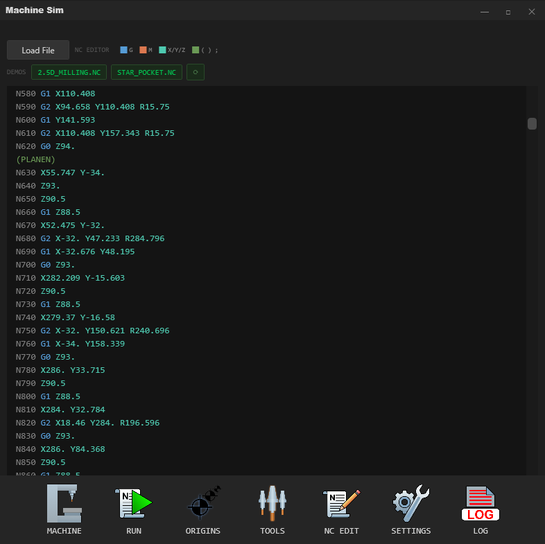 Screenshot 2 of MachineSim